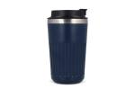 Recycled Stainless steel Thermo coffee to go 400ml Dark blue