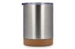 T-ceramic thermo mug with lid Lena 350ml Silver