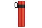 Isolierflasche mit Becher 500ml Rot