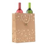 SPARKLE Gift paper bag with pattern Goldyellow