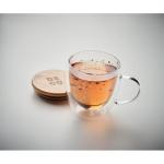 SION Double wall borosilicate mug Transparent