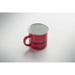 SANTAMEL Santa enamel vintage mug 300ml Red