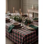 SANTABLE Chequer cotton tablecloth set Multicolor
