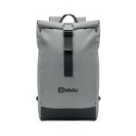 BRIGHT ROLLPACK Reflektierender Rucksack Silber matt