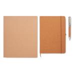 ELEGANOTE Set mit Notizbuch Beige