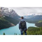 BAI ROLL 15" Rolltop-Rucksack PU Schwarz