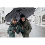 CANOVA 23" faltbarer Regenschirm Schwarz