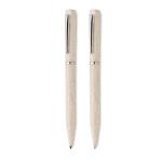 PEAT Wheat straw/ABS twist pen set Fawn