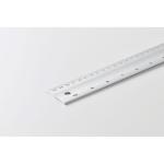 MEJURE Aluminium level ruler 30 cm Silver