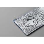 KIDDO Pencil case with markers Bright royal