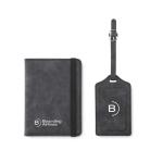 JETTAG Passport and luggage tag set Stone