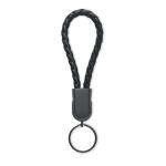 FAULETI LOOP Key ring loop cable type-C Black