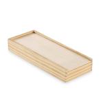 DOMI&CARDS Domino- und Spielkarten-Set Holz