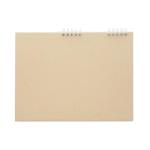 CALENDOO Tischkalender mit Memoblock Beige