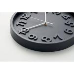 MURO Wanduhr aus PP Schwarz