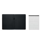 PROFILE4 A4 portfolio with notepad Black