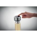 POLE GLASS Flasche 390ml mit LED Anzeige Transparent
