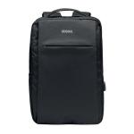 SEOUL Laptop backpack in 300D RPET Black