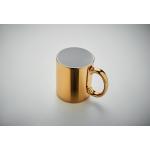 HOLLY Keramikbecher metallic 300 ml Goldgelb