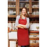 KITAB Kitchen apron in cotton Red