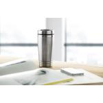 RODEODRIVE Doppelwandiger Isolierbecher 400ml Silber matt