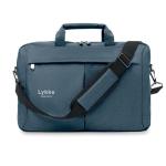 STOCKHOLM Laptop bag in 2 tone 360d Aztec blue