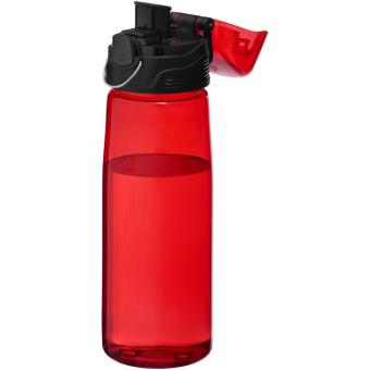 Capri 700 ml sport bottle Transparent red
