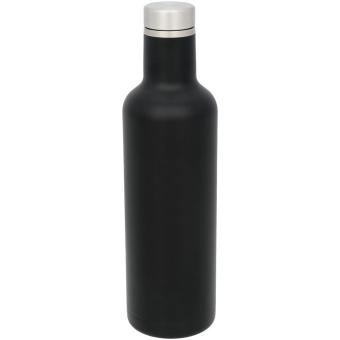 Pinto 750 ml copper vacuum insulated bottle Black