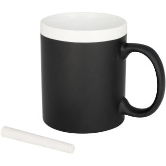 Chalk-write 330 ml ceramic mug White