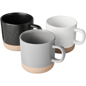 Pascal 360 ml ceramic mug Black