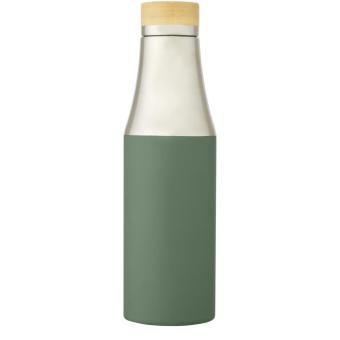 Hulan 540 ml Kupfer-Vakuum Isolierflasche mit Bambusdeckel Mintgrün