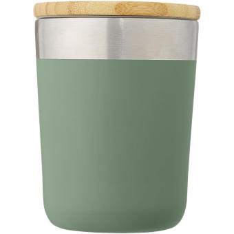 Lagan 330 ml Kupfer-Vakuum Isolierbecher mit Bambusdeckel Mintgrün