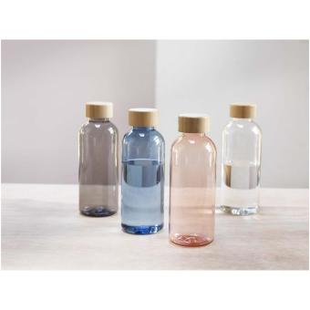 Ziggs 650 ml recycled plastic water bottle Transparent grey