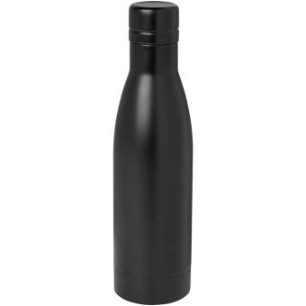 Vasa 500 ml RCS certified recycled stainless steel copper vacuum insulated bottle Black