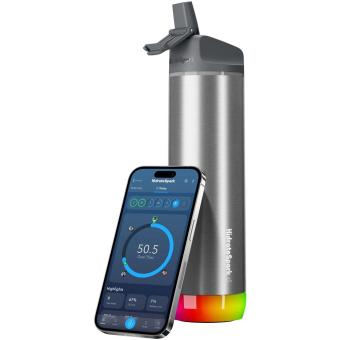 HidrateSpark® PRO 620 ml vacuum insulated stainless steel smart water bottle Stainless
