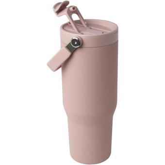 Bronx 900 ml RCS-zertifizierter Kupfer-Vakuum Isolierbecher aus Edelstahl mit Doppelfunktionsdeckel Altrosa