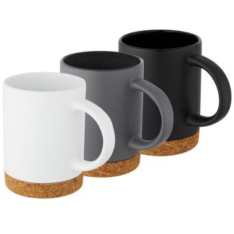 Neiva 425 ml Keramiktasse mit Korkboden Weiß