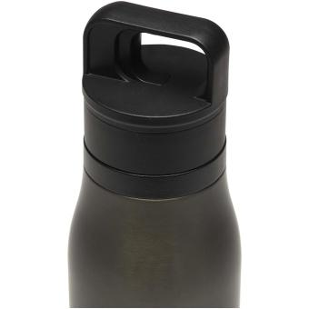 SMART 500 ml RCS recycled stainless steel double wall vacuum insulated tumbler Black