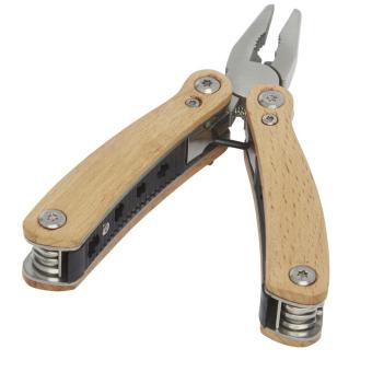 Anderson Mittelgroßes Multitool aus Holz mit 12 Funktionen Natur