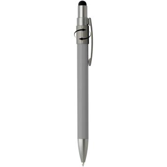 Rill RCS recycled ballpoint pen with stylus and fidget spinner (blue ink) Convoy grey
