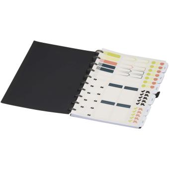 SMART planner with flexible cover and disc system Black