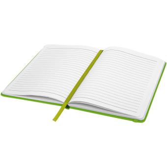 Spectrum A5 hard cover notebook Lime green