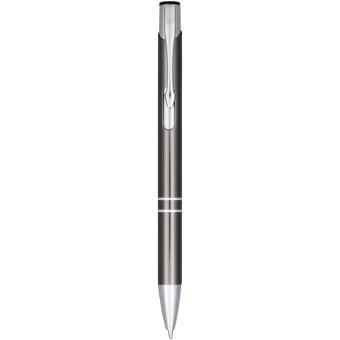Moneta anodized aluminium click ballpoint pen (blue ink) 