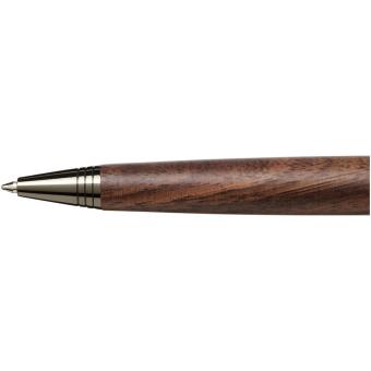 Loure wood barrel ballpoint pen Black/brown