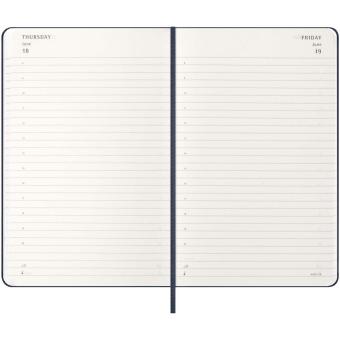 Moleskine Hardcover 12 Monate Tageskalender Saphir