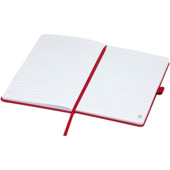 Honua A5 recycled paper notebook with recycled PET cover Red