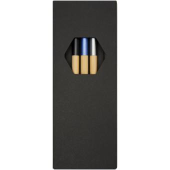 Kerf Bambus-Stiftset 3-teilig, natur Natur,schwarz