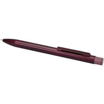 Beatriz recycled brass ballpoint pen (blue ink) Burgundy