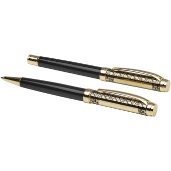 Legato ballpoint and rollerball pen set (blue ink) Gold