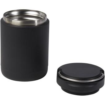 Doveron 500 ml recycled stainless steel insulated lunch pot Black